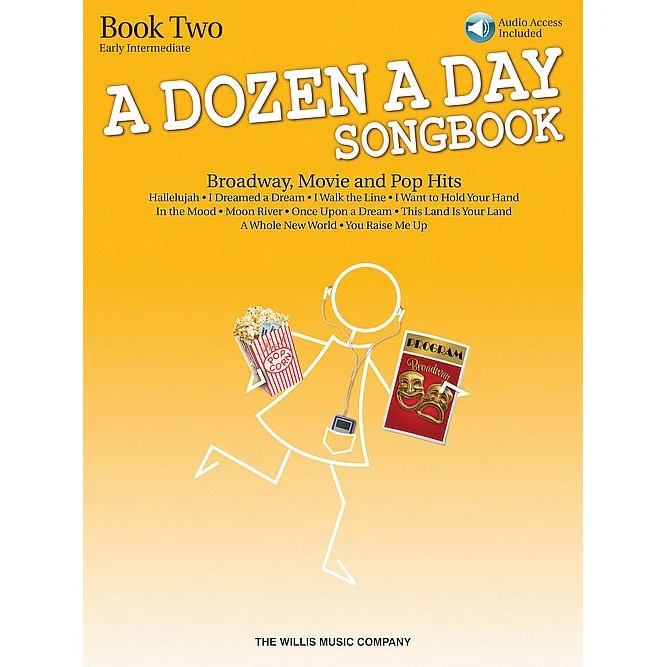 A Dozen A Day Songbook – Book 2 Early Intermediate Level with Online Audio