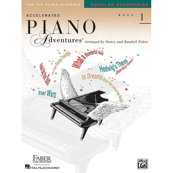Accelerated Piano Adventures for the Older Beginner – Popular Repertoire Book 1