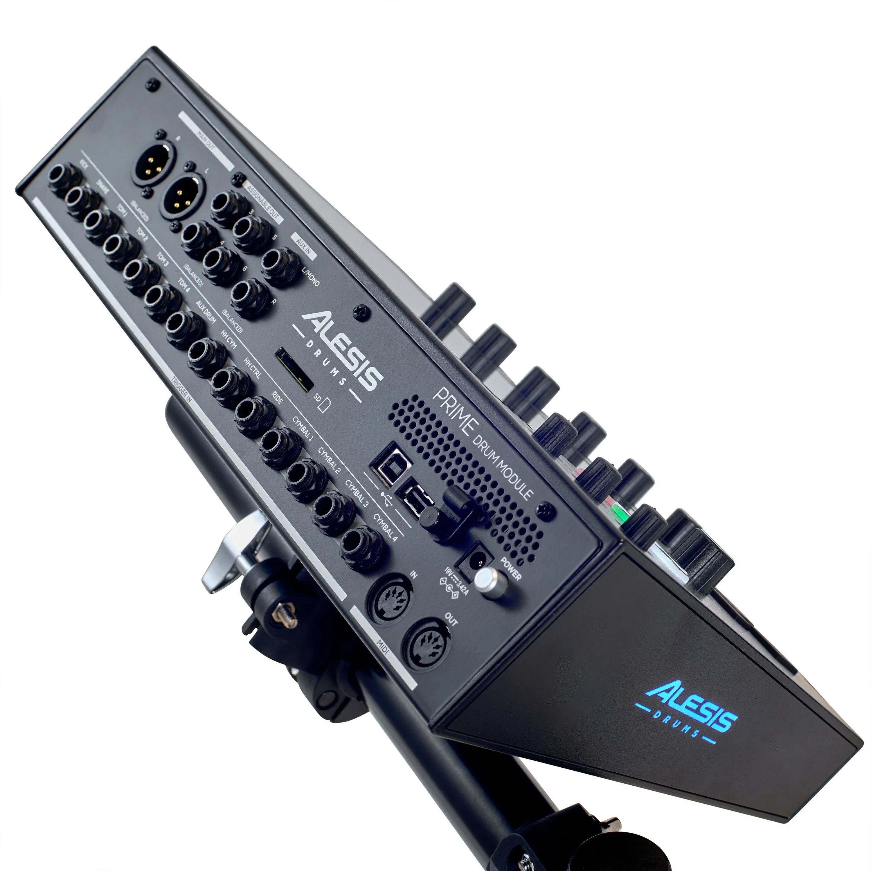Alesis - Strata Prime - Ten-Piece Electronic Drum Kit with Touch Screen Drum Module - Image 10