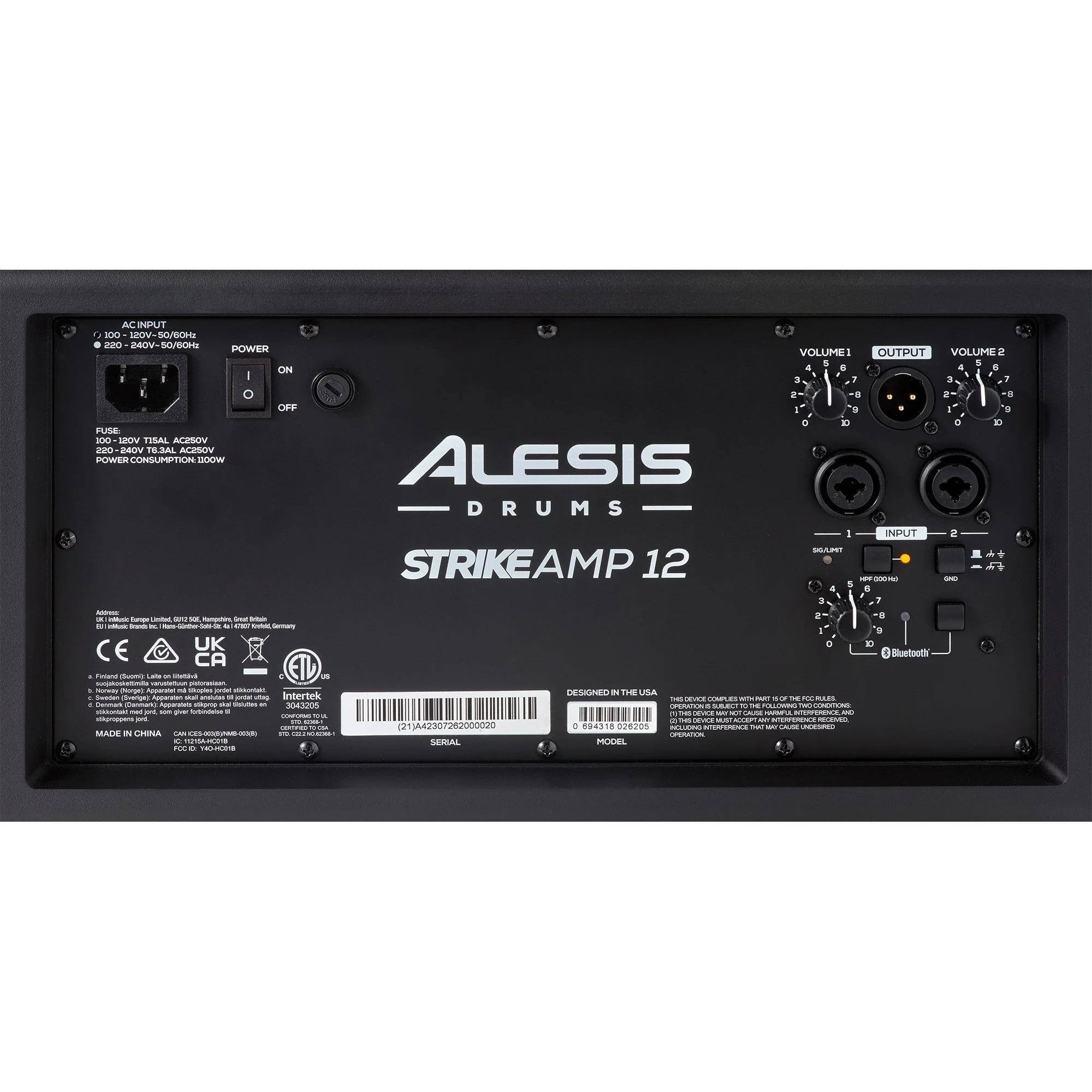 Alesis Strike Amp 12 MK2 - 2500-Watt Electronic Drum Amplifier with Bluetooth® - Image 9