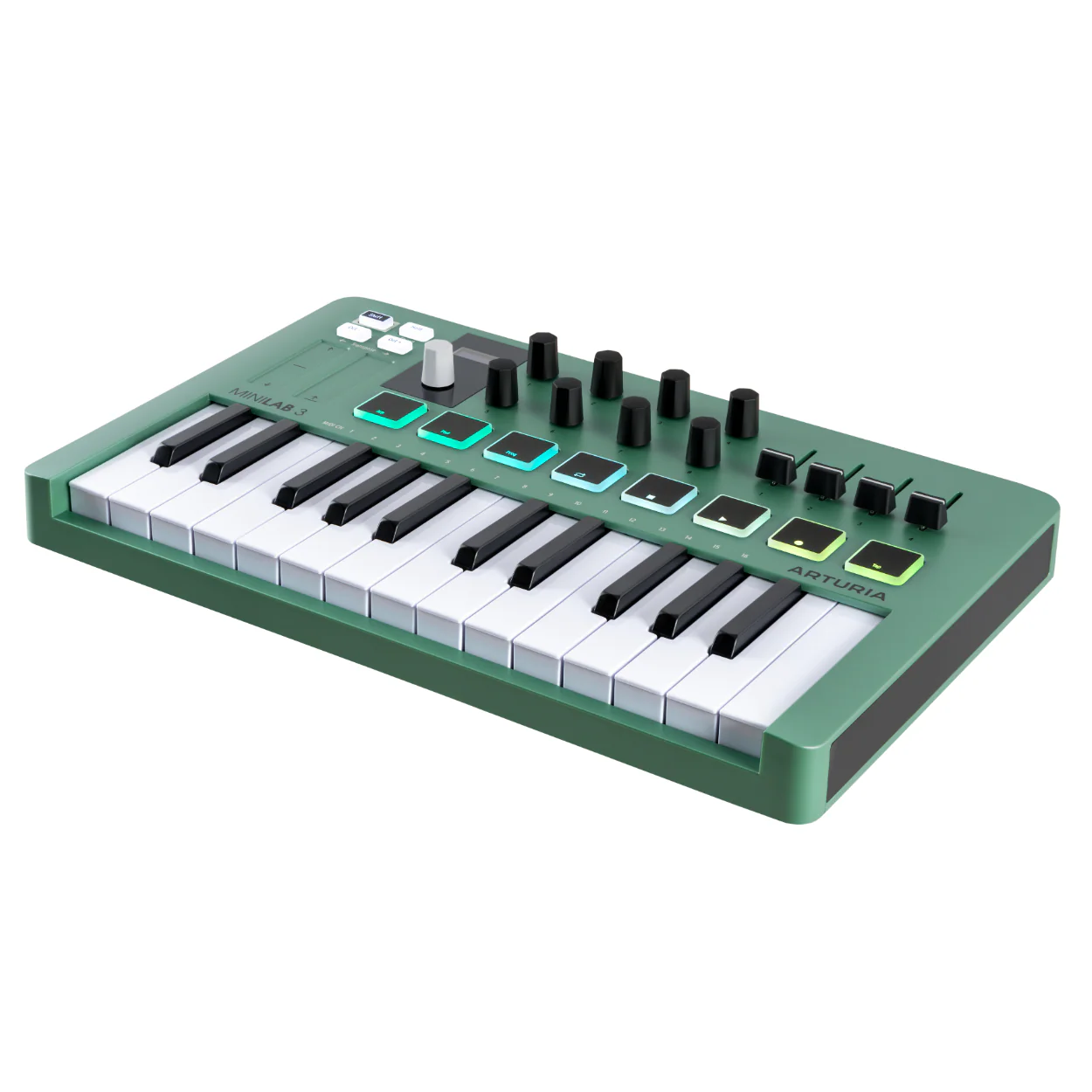 Arturia - Minilab - Limited-Edition Portable 25-Key MIDI Controller - Mint Green - MINILAB3MINT - Image 2