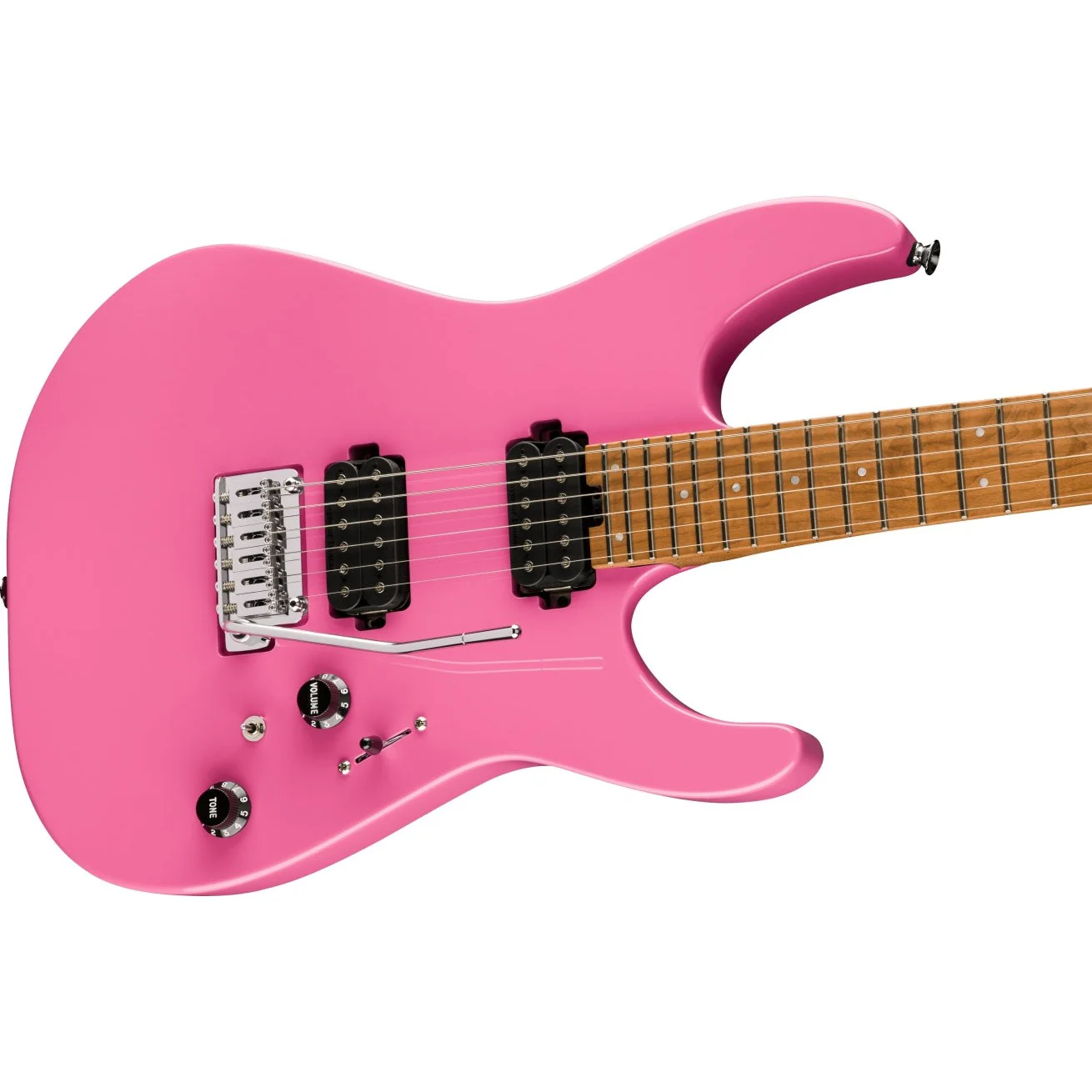 Charvel - Pro-Mod DK24 HH 2PT CM - Caramelized Maple Fingerboard - Bubblegum Pink - 296-2411-519 - Image 3