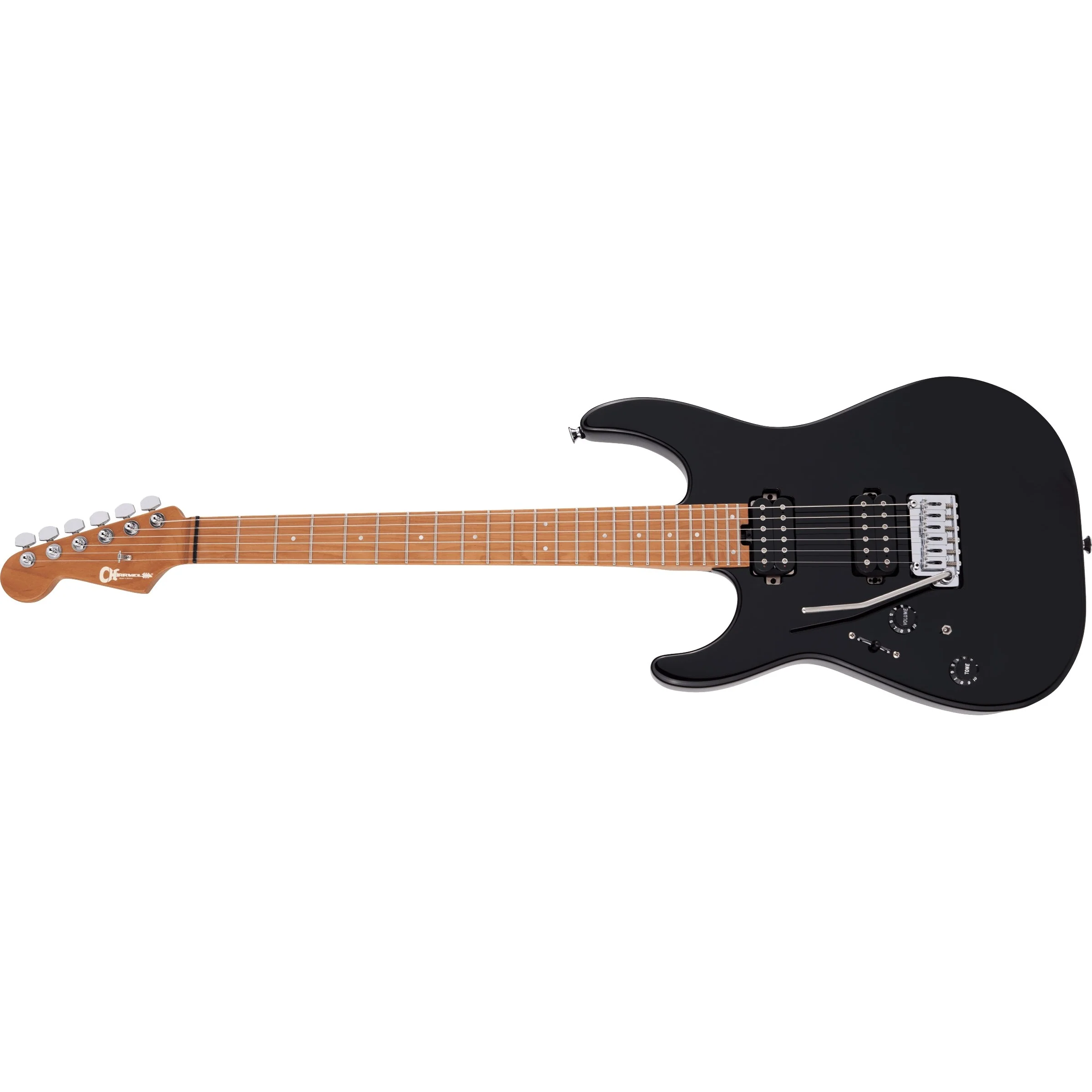 Charvel - Pro-Mod DK24 HH 2PT CM LH  296-1411-503 Gloss Black - Image 3