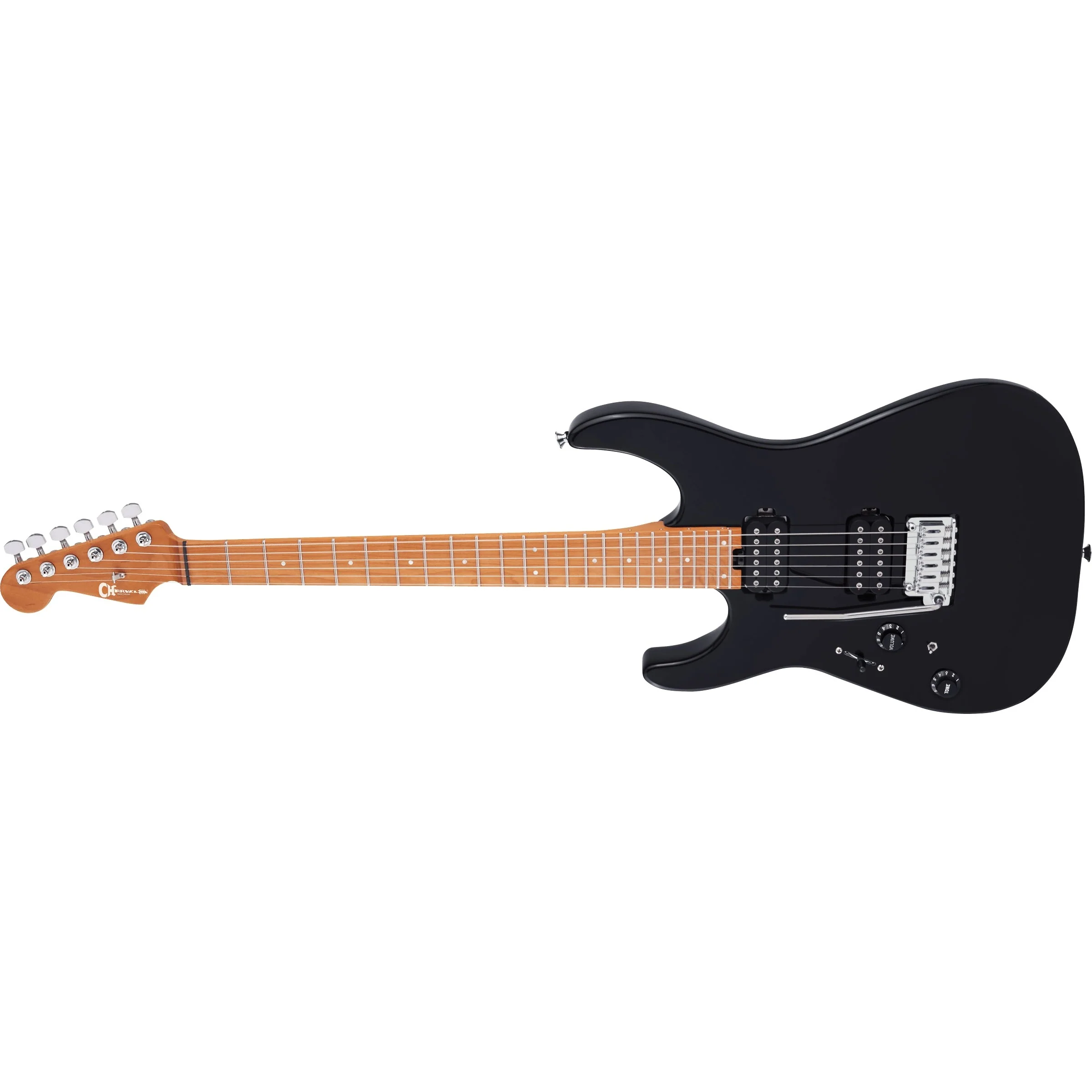 Charvel - Pro-Mod DK24 HH 2PT CM LH  296-1411-503 Gloss Black - Image 4