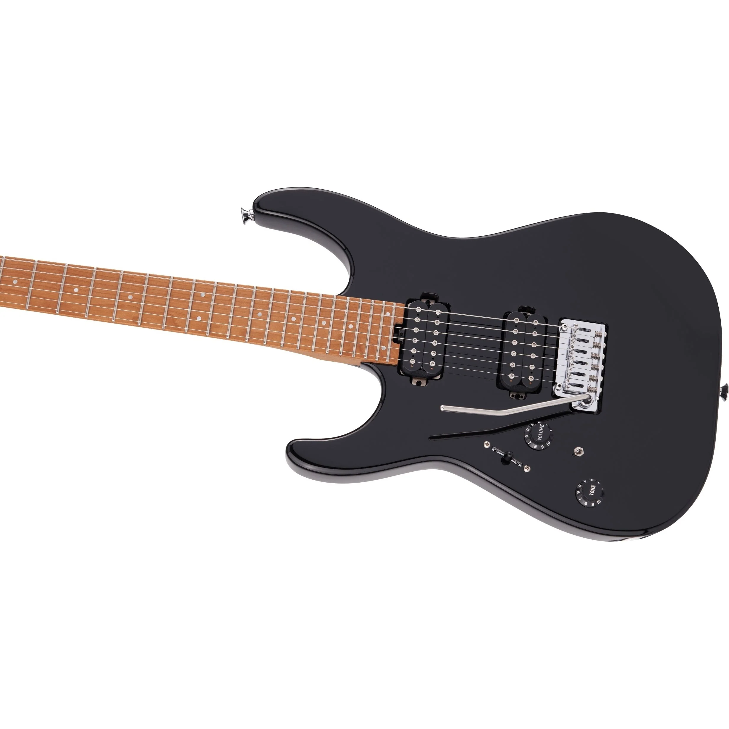 Charvel - Pro-Mod DK24 HH 2PT CM LH  296-1411-503 Gloss Black - Image 5