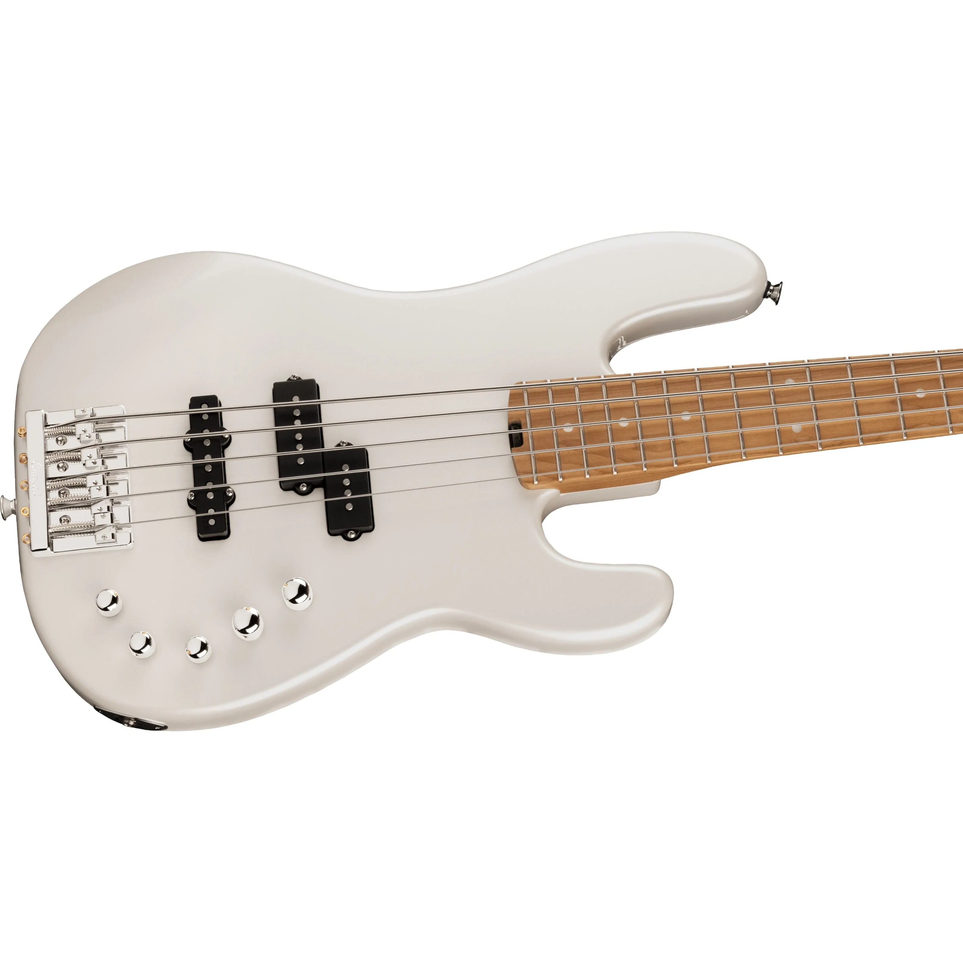 Charvel - Pro-Mod San Dimas® Bass PJ V - Caramelized Maple Fingerboard - Platinum Pearl 296-5068-576 - Image 3
