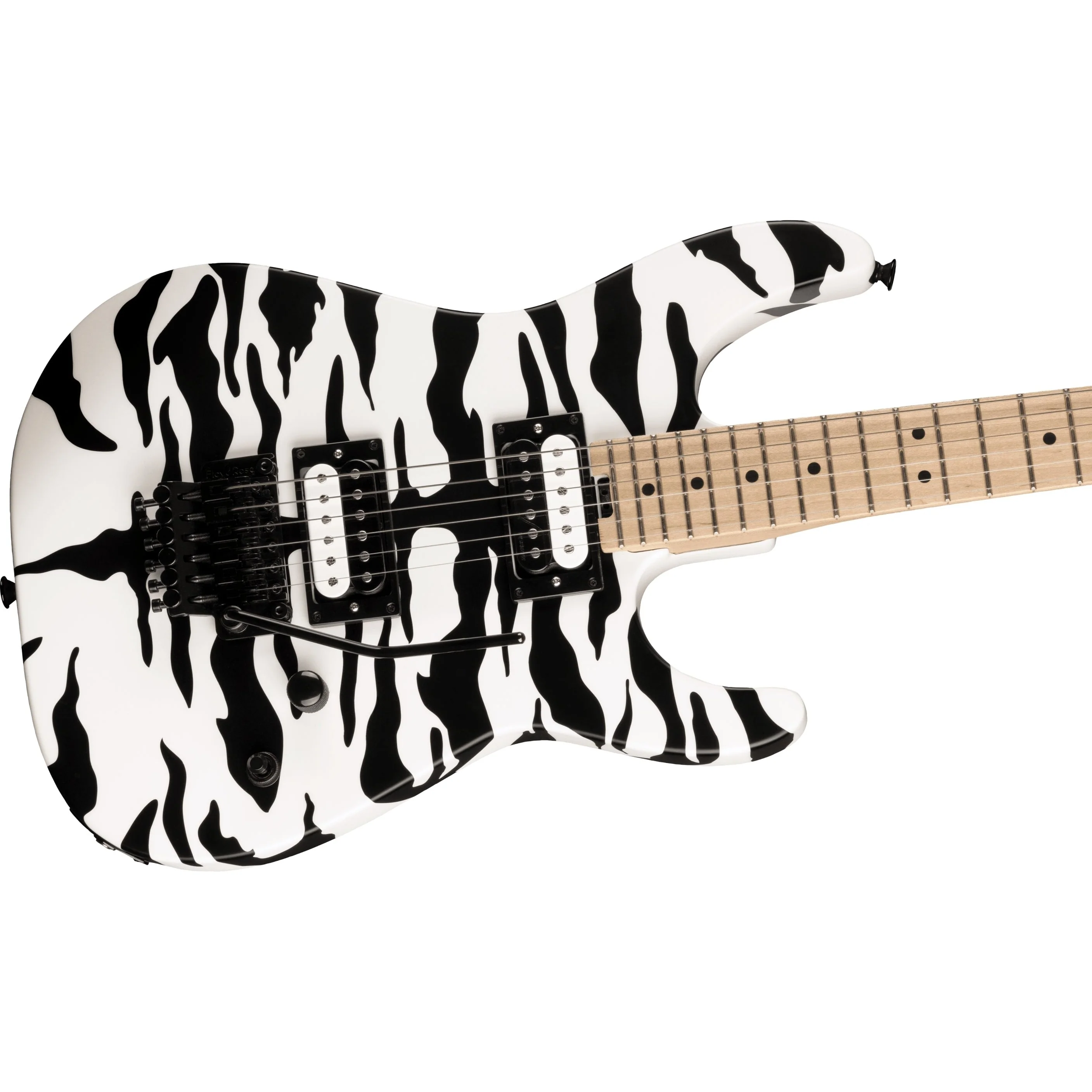 Charvel - Satchel Signature Pro-Mod DK22 HH FR M - Maple Fingerboard - Satin White Bengal 296-9001-576 - Image 3