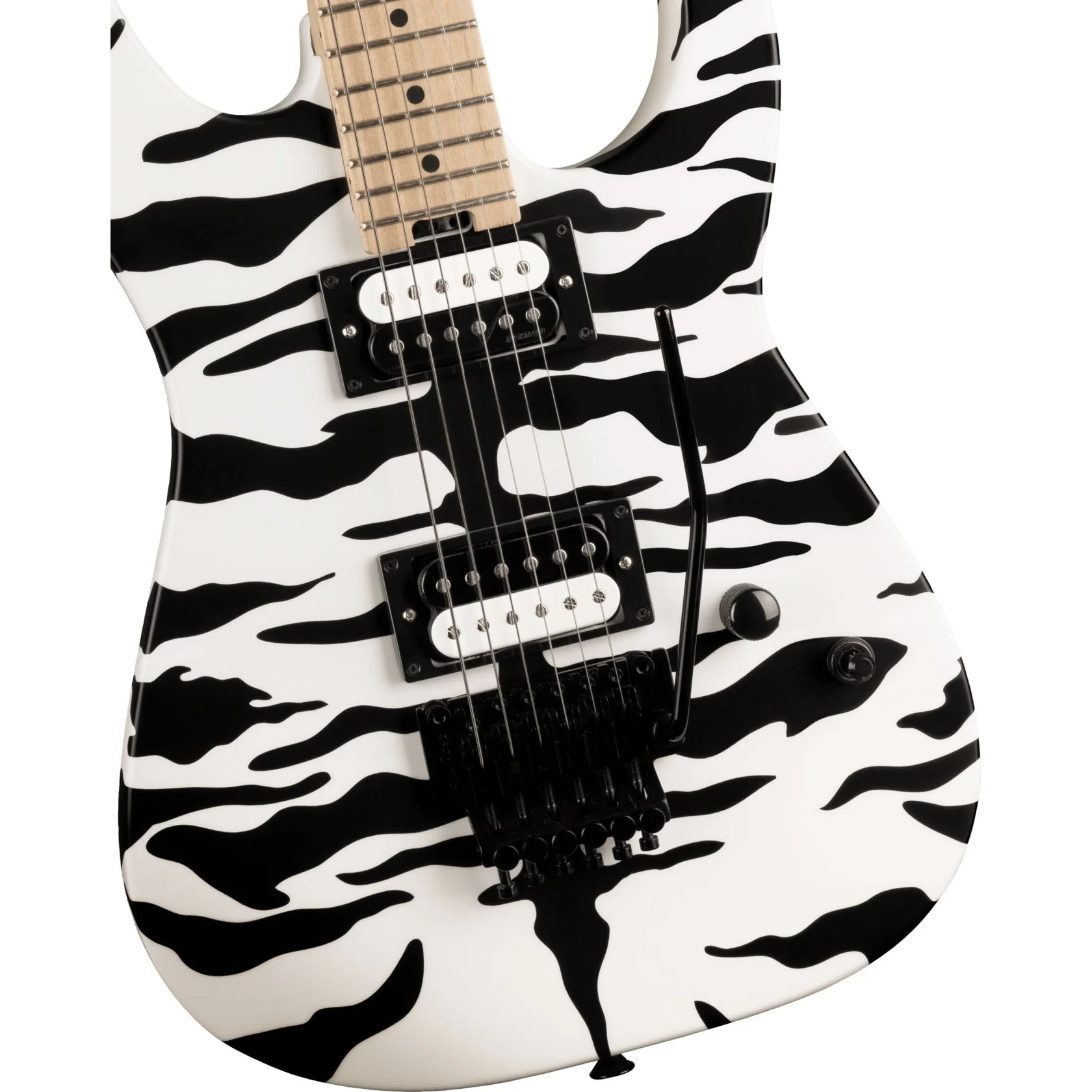 Charvel - Satchel Signature Pro-Mod DK22 HH FR M - Maple Fingerboard - Satin White Bengal 296-9001-576 - Image 4