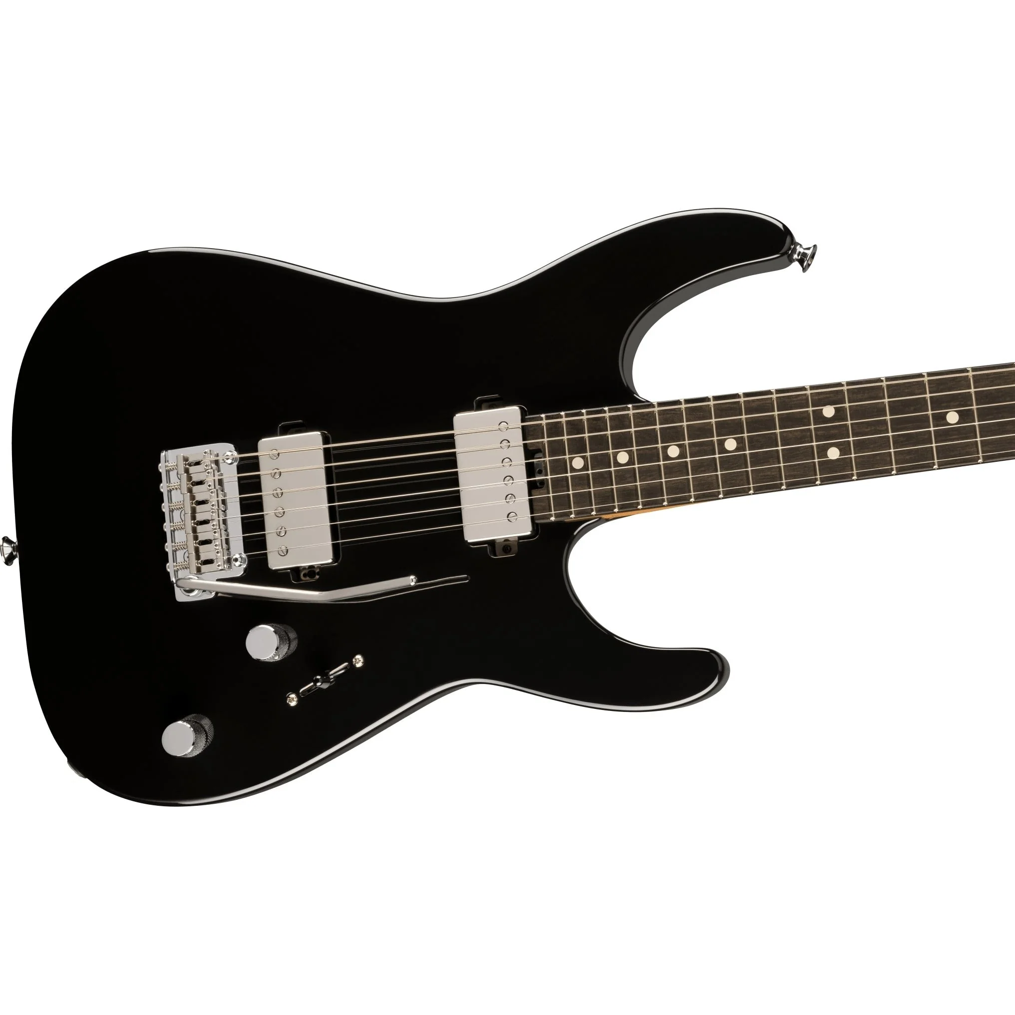 Charvel - Super-Stock DKA22 2PT EB - Ebony Fingerboard - Gloss Black  - 296-9411-303 - Image 3