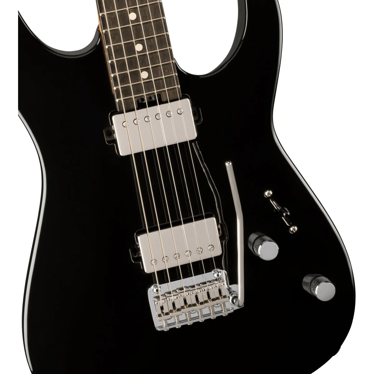 Charvel - Super-Stock DKA22 2PT EB - Ebony Fingerboard - Gloss Black  - 296-9411-303 - Image 4