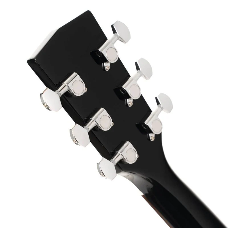 Cort Guitars - Earth Series Acoustic/Electric Guitar - Black - EARTH60CE-BK - Image 10