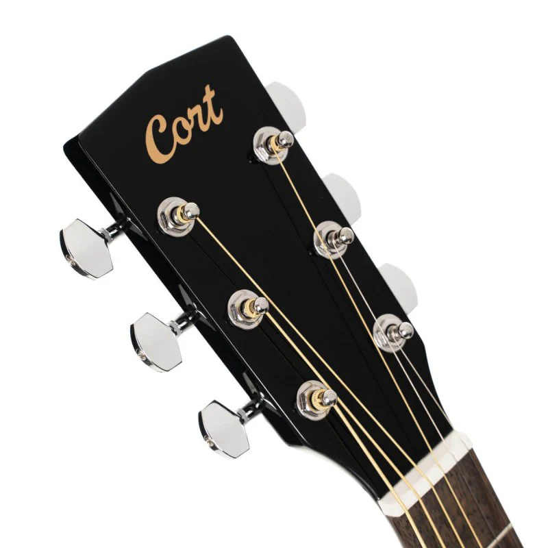 Cort Guitars - Earth Series Acoustic/Electric Guitar - Black - EARTH60CE-BK - Image 11