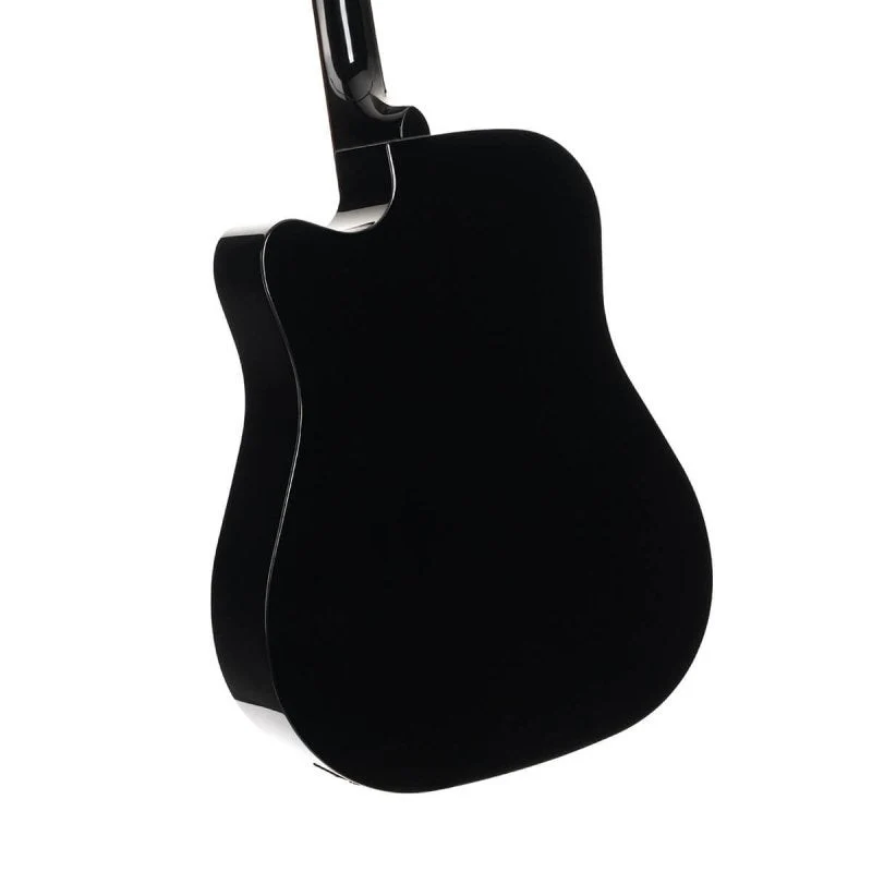 Cort Guitars - Earth Series Acoustic/Electric Guitar - Black - EARTH60CE-BK - Image 4