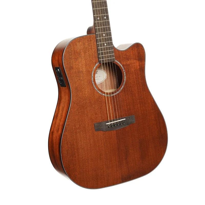 Cort Guitars - Earth Series Acoustic/Electric Guitar - Mahogany Open Pore - EARTH60MCE-OP - Image 3