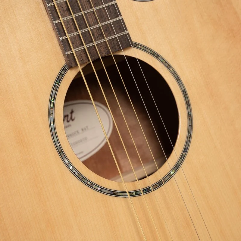 Cort Guitars - Earth Series Acoustic/Electric Guitar - Natural - EARTH60CE-NAT - Image 6