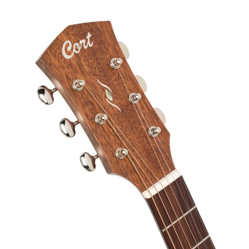 Cort Guitars - Essence Series Grand Auditorium Acoustic Guitar - Natural Semi Gloss - ESSENCEGA4NSG - Image 10
