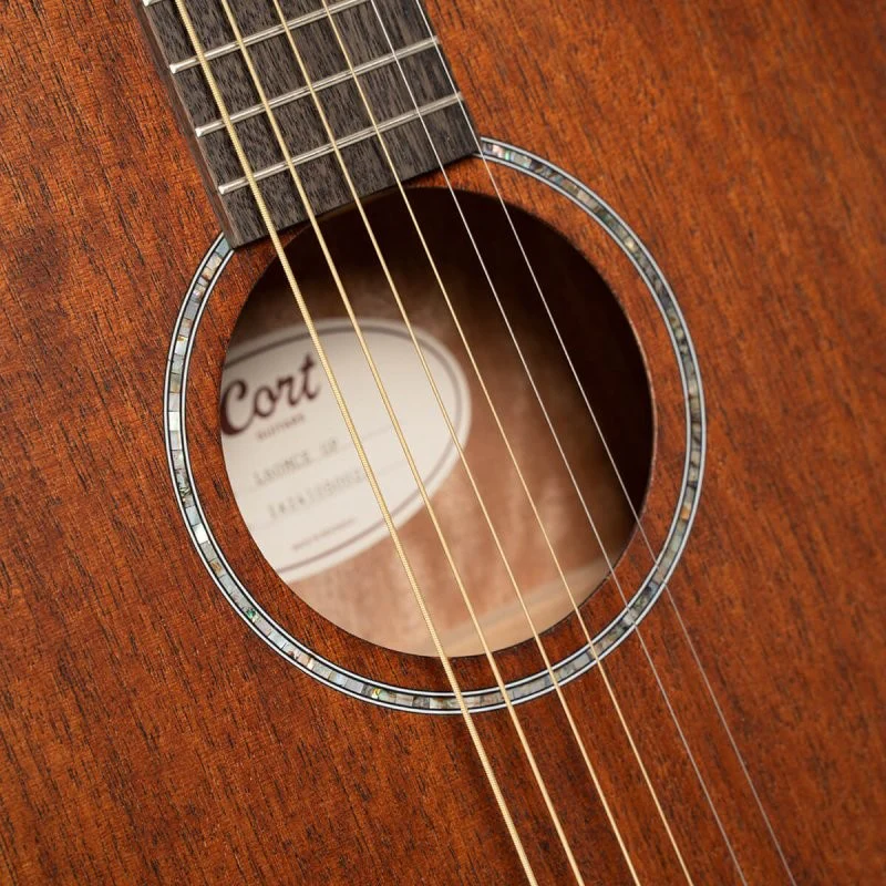 Cort Guitars - Luce Series Acoustic/Electric Guitar - Mahogany Open Pore - L60MCE-OP - Image 6