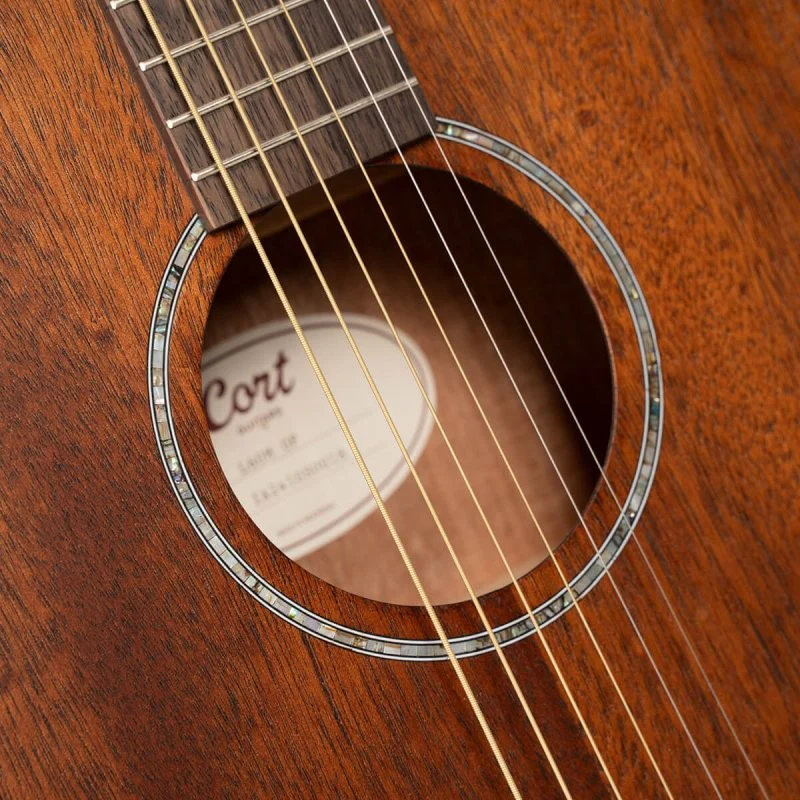 Cort Guitars - Luce Series Acoustic Guitar - Mahogany Open Pore - L60M-OP - Image 6
