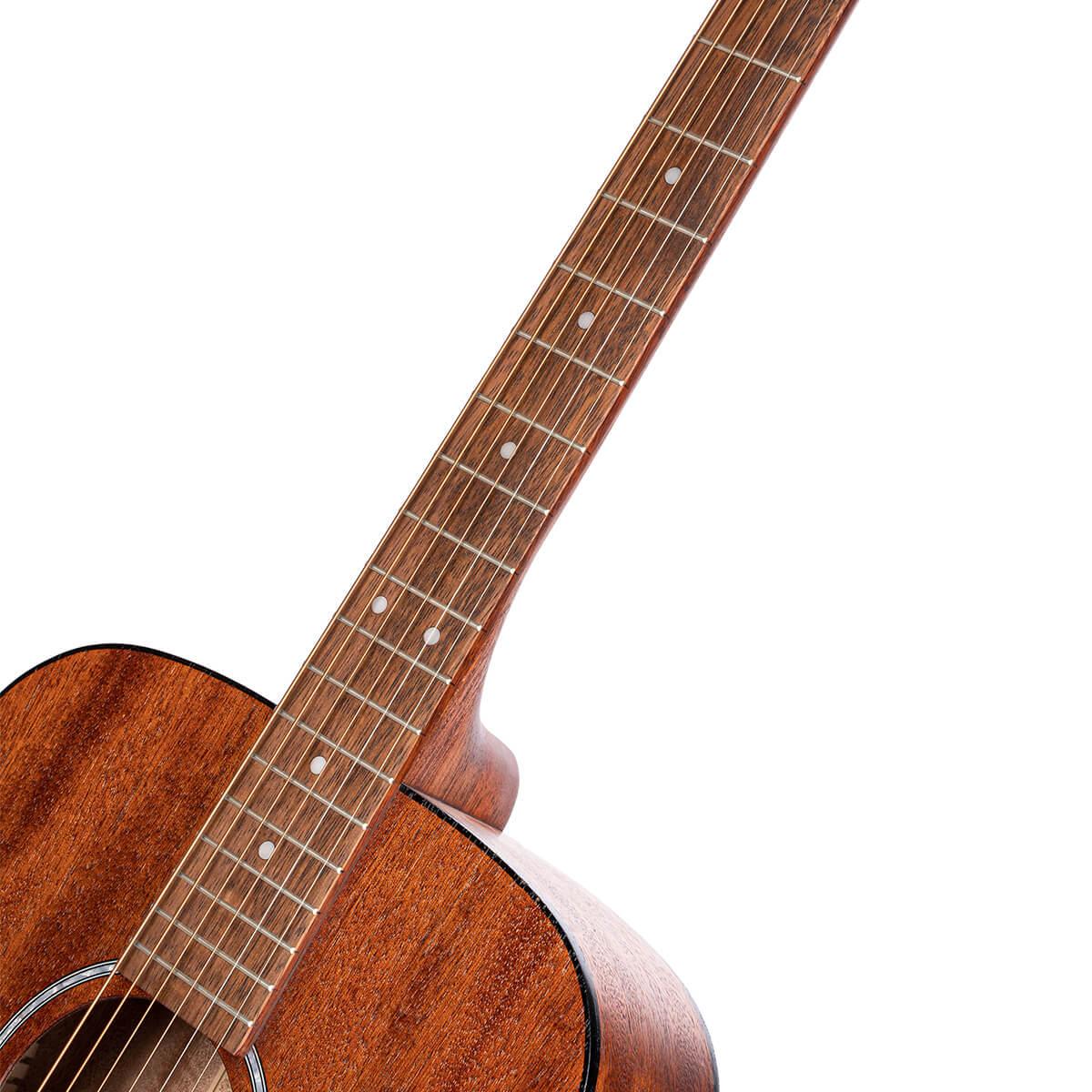 Cort - Standard Series Acoustic Guitar All Mahogany Open Pore AF510M - Image 4