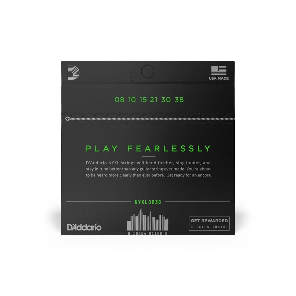 D'Addario - 08-38 Extra Super Light NYXL Electric Guitar Strings - NYXL0838 - Image 2