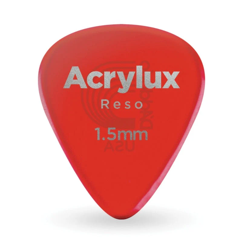 D'Addario Accessories - Acrylux Reso Guitar Picks 1.5MM, Standard, 3-pack   1AR7-03 - Image 2