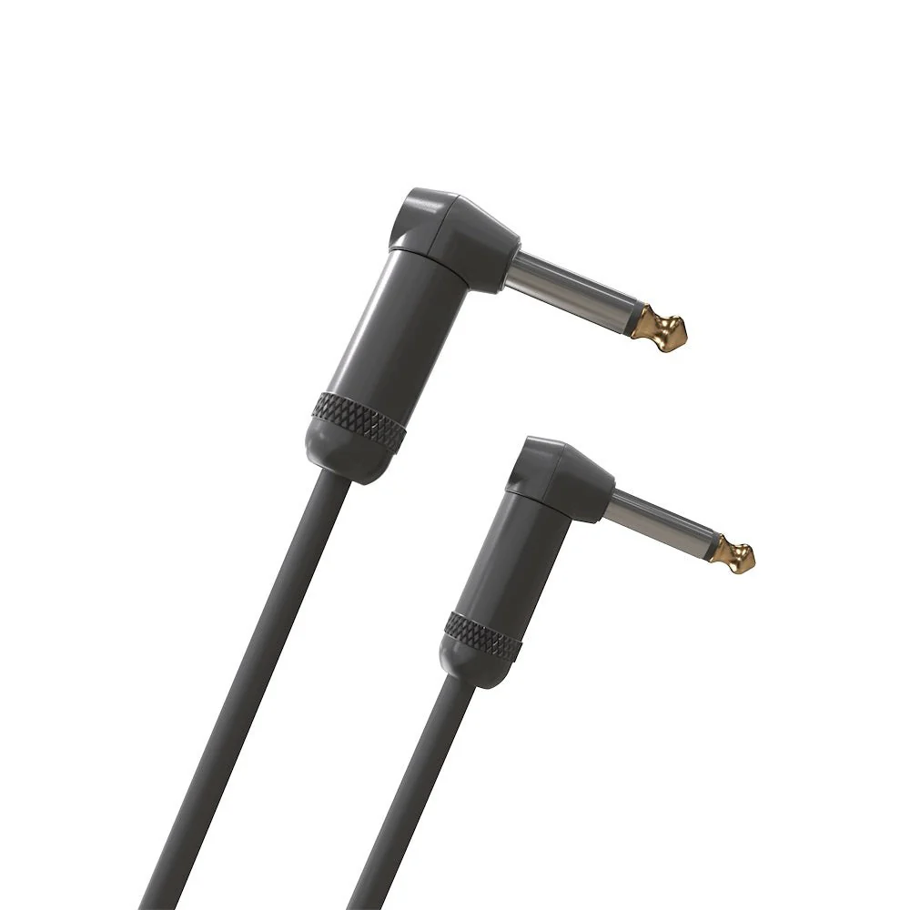 D'Addario Accessories - American Stage Instrument Cable Right-Angle to Right-Angle 10ft PW-AMSGRR-10 - Image 3
