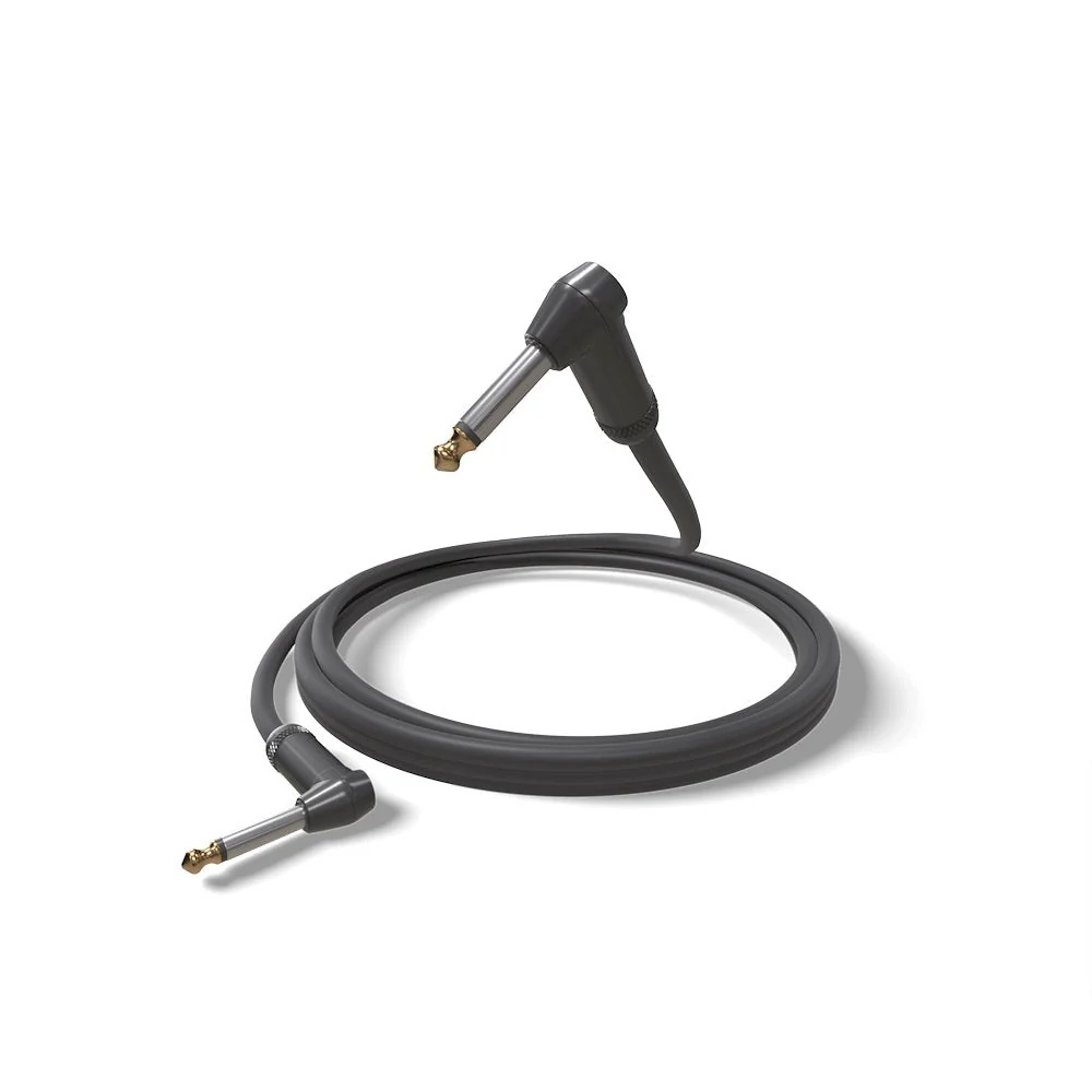 D'Addario Accessories - American Stage Instrument Cable Right-Angle to Right-Angle 10ft PW-AMSGRR-10 - Image 4