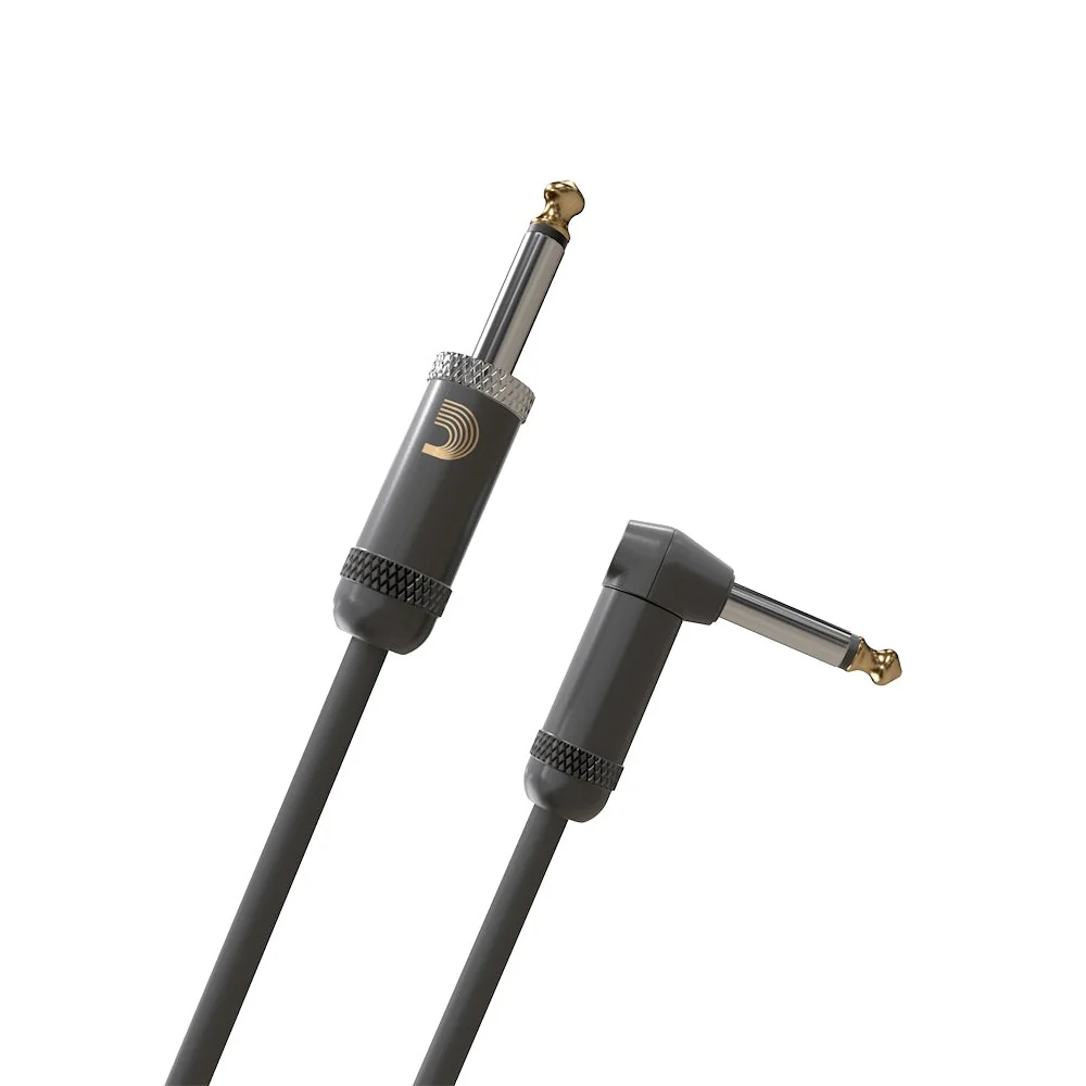 D'Addario Accessories - American Stage Instrument Cable Straight to Right Angle 20ft. PW-AMSGRA-20 - Image 3