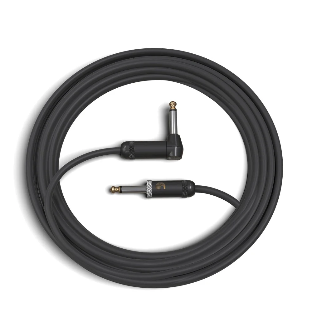 D'Addario Accessories - American Stage Instrument Cable Straight to Right Angle 20ft. PW-AMSGRA-20 - Image 4