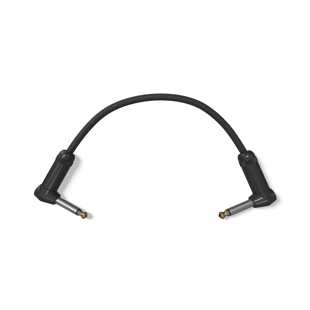D'Addario Accessories - American Stage Patch Cable Right-Angle to Right-Angle  6 inches PW-AMSPRR-105 - Image 2