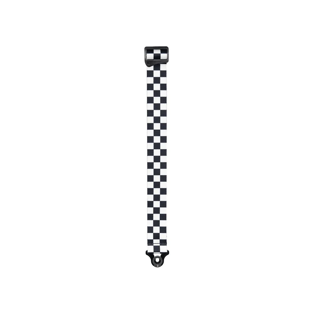 D'Addario Accessories - Auto Lock Guitar Strap   - 50BAL13 - Checkerboard Black & White - Image 3