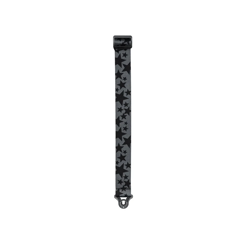 D'Addario Accessories - Auto Lock Guitar Strap   - 50BAL14 - Stars Black & Grey - Image 3