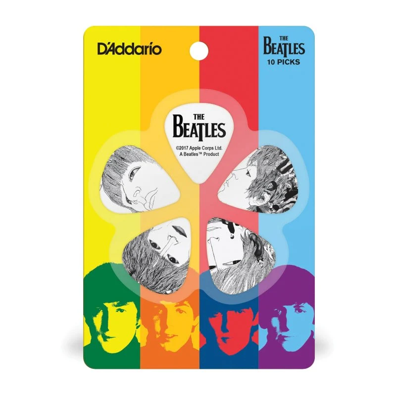 D'Addario Accessories - Beatles Guitar Picks, Revolver, 10 pack, Medium   1CWH4-10B1 - Image 3