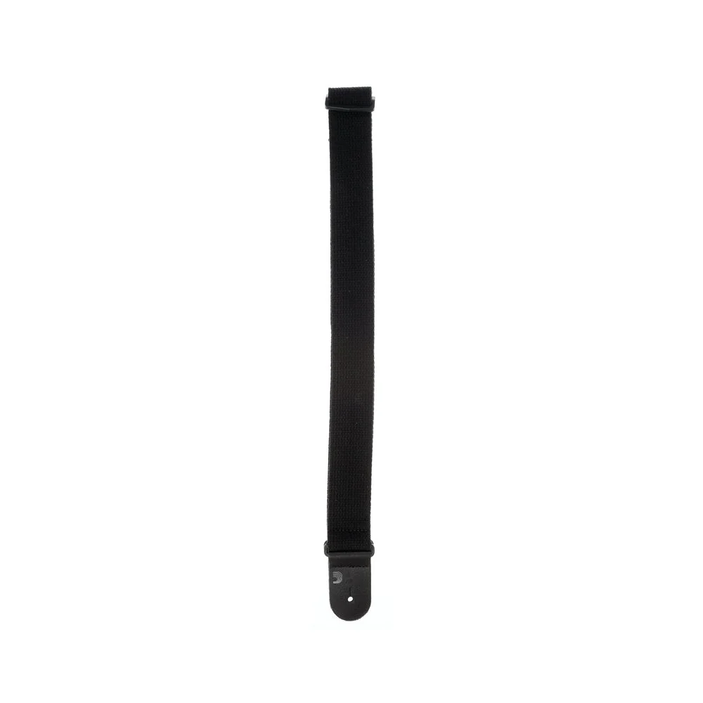 D'Addario Accessories - Cotton Guitar Strap Black 50CT00 - Image 3