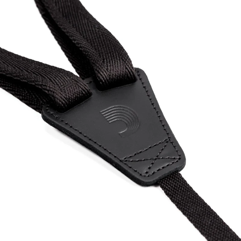 D'Addario Accessories - Eco-Comfort Ukulele Strap, Black   19UKE00 - Image 3