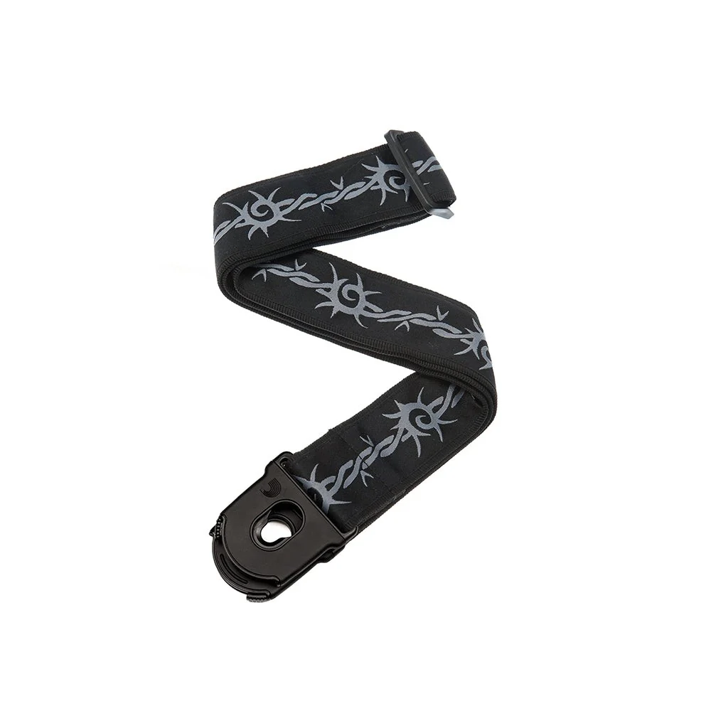 D'Addario Accessories - Planet Lock Guitar Strap Barbed Wire 50PLA04 - Image 2