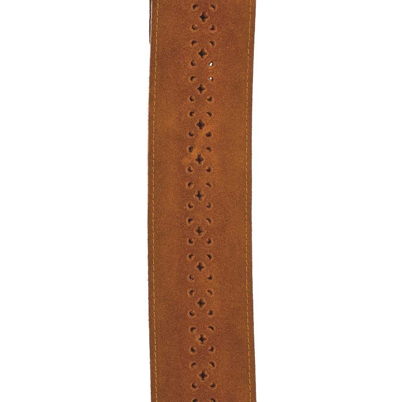 D'Addario Accessories - Vented Leather Guitar Strap   25PRF04 - Image 2