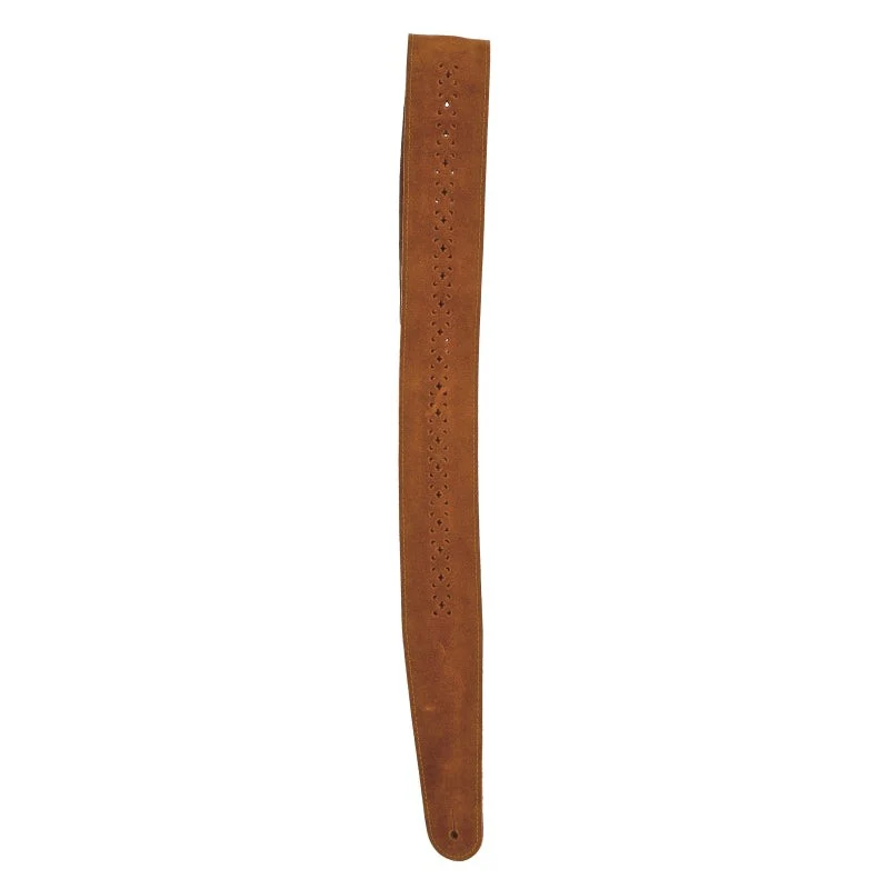 D'Addario Accessories - Vented Leather Guitar Strap   25PRF04 - Image 3