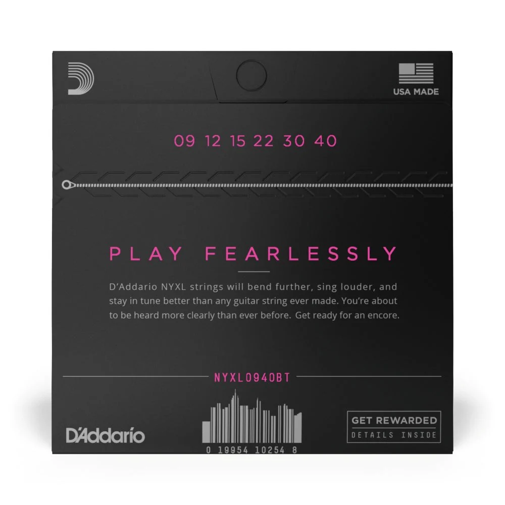 D'Addario - NYXL0940BT Nickel Wound Electric Guitar Strings - Balanced Tension Super Light - 09-40 - Image 3