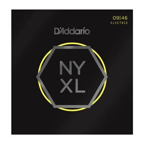 D'Addario - NYXL0946 Nickel Wound- Super Light Top / Regular Bottom- 09-46