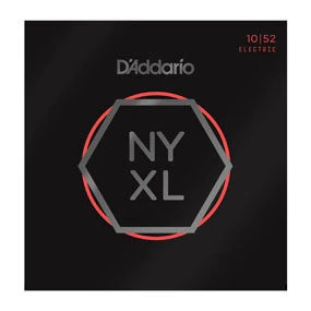 D'Addario - NYXL1052 Nickel Wound Electric Guitar Strings- Light Top / Heavy Bottom- 10-52