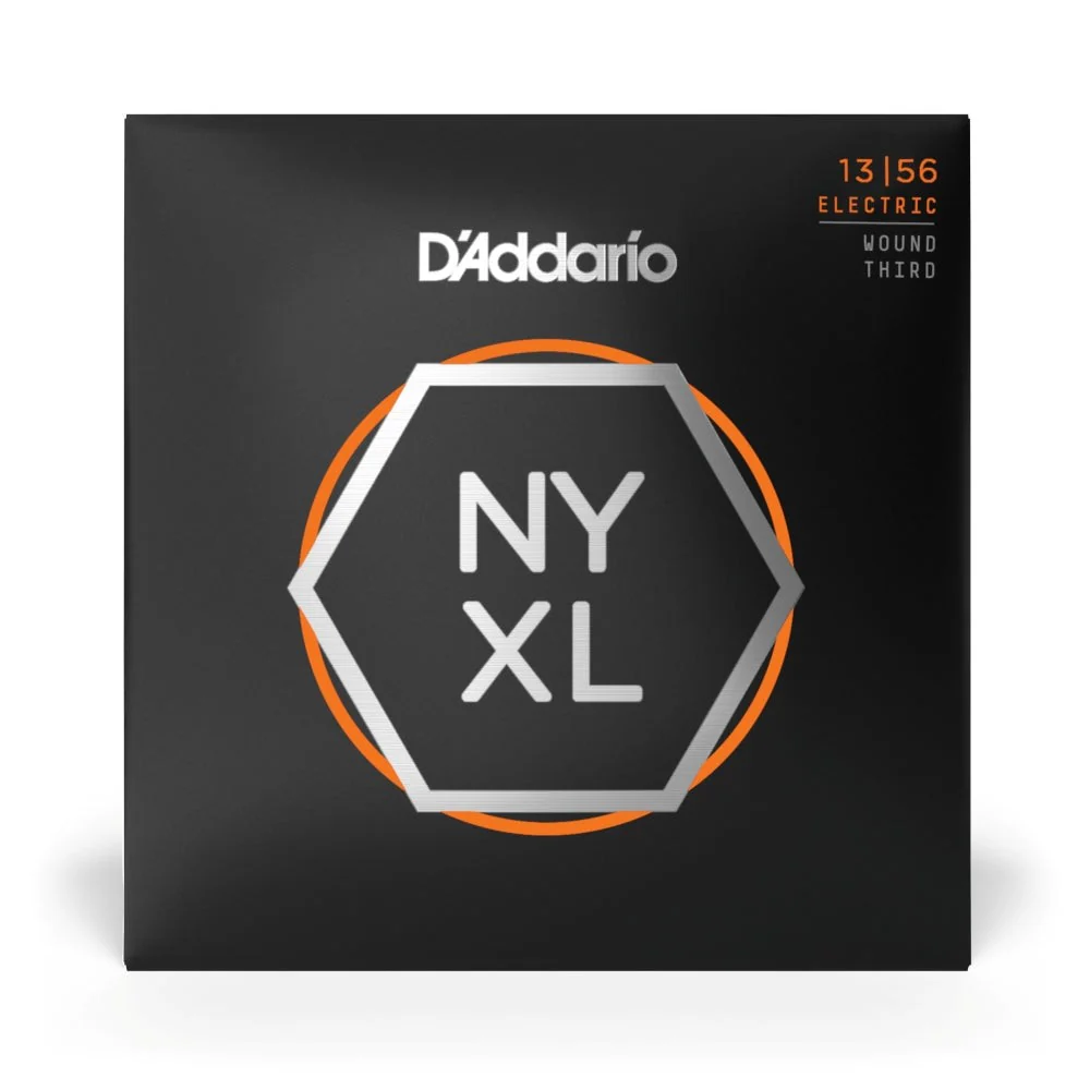 D'Addario - NYXL1356W Nickel Wound Electric Guitar Strings - Medium Wound 3rd - 13-56 - Image 2