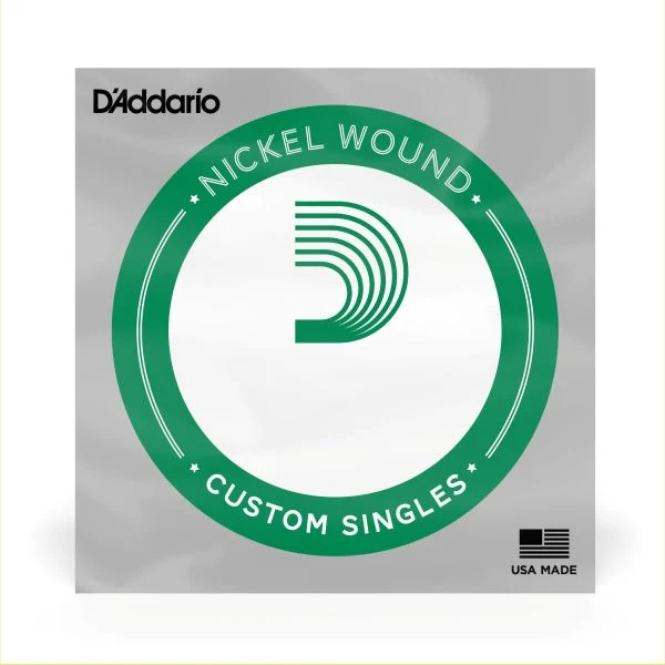 D'Addario - XLB130 Nickel Wound Bass Guitar Single String, Long Scale, .130