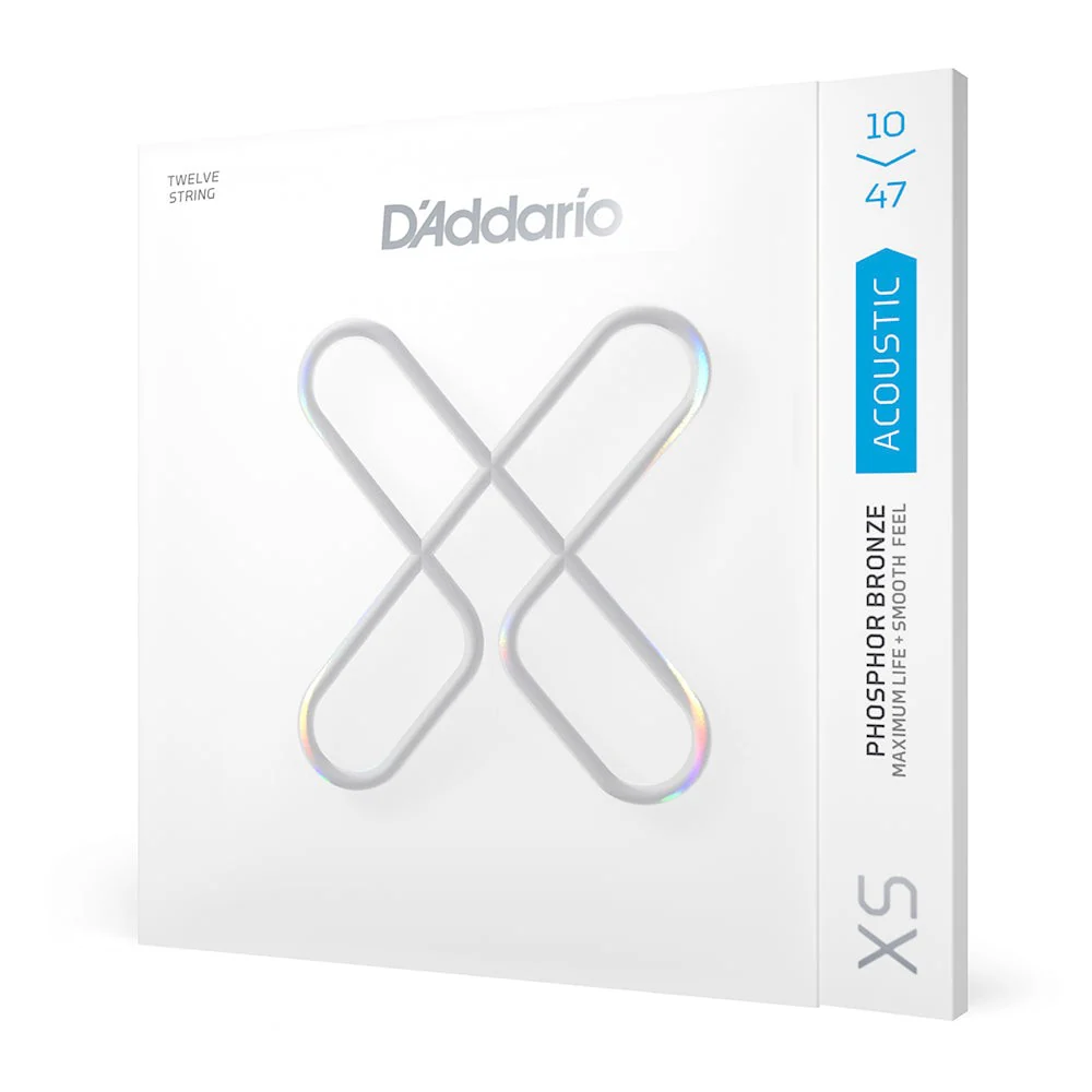D'Addario - XSAPB1047-12 Acoustic Phosphor Bronze, Light, 12-String, 10-47 - Image 5