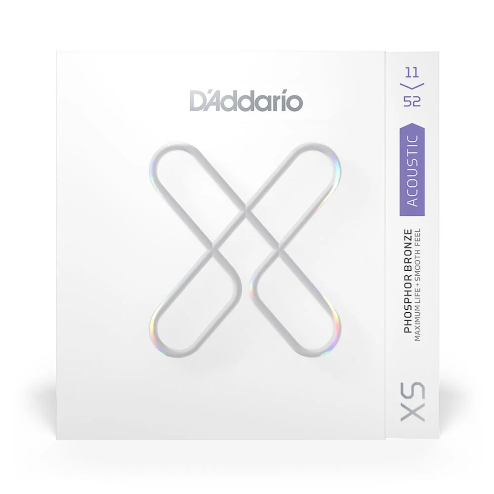 D'Addario - XSAPB1152 Acoustic Phosphor Bronze, Custom Light, 11-52