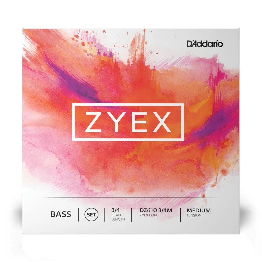 D'Addario - Zyex Bass String Set - 3/4 Scale - Medium Tension - Image 2
