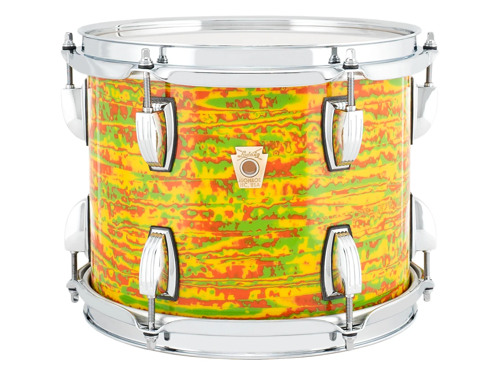Ludwig - Classic Maple 3-Piece Citrus MOD Orange Shell Kit - Image 2