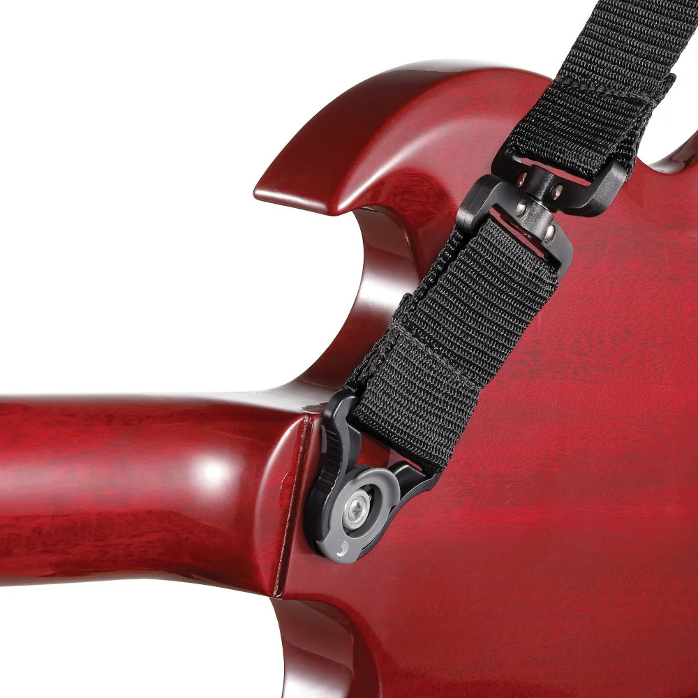D'Addario Accessories - Auto Lock Swivel Polypro Guitar Strap, Black - PWSALSV00 - Image 4