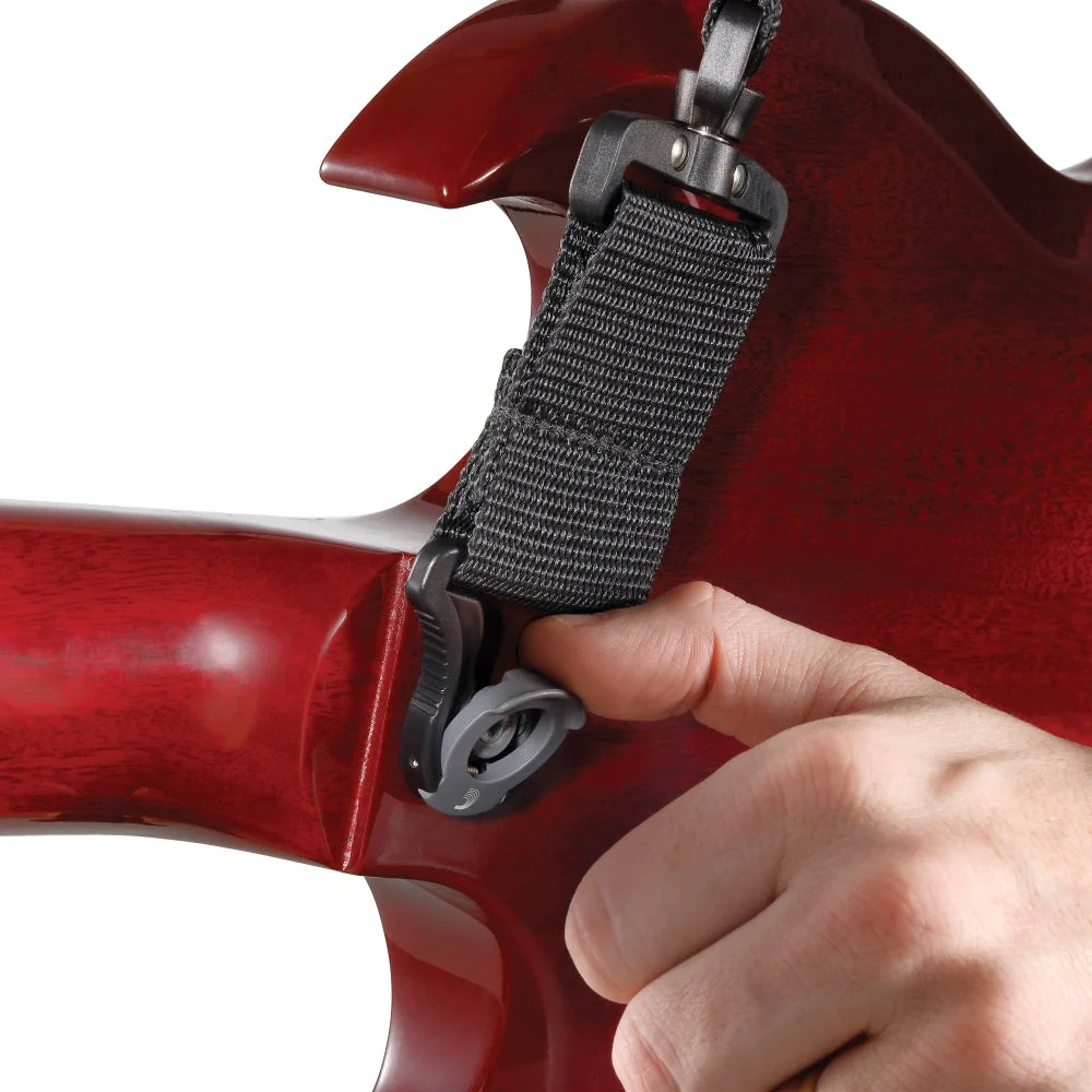 D'Addario Accessories - Auto Lock Swivel Polypro Guitar Strap, Black - PWSALSV00 - Image 5