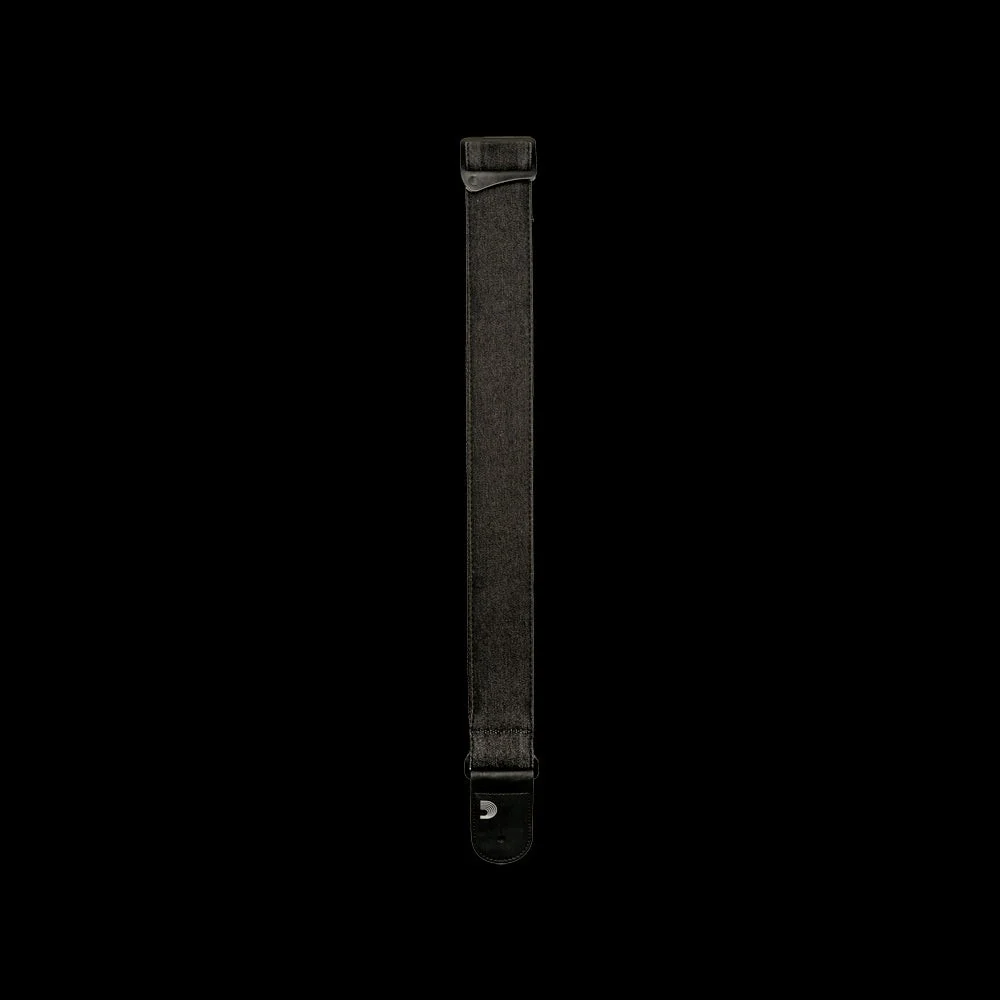 D'Addario Accessories -  Denim Guitar Strap - Black - 50DN00 - Image 3